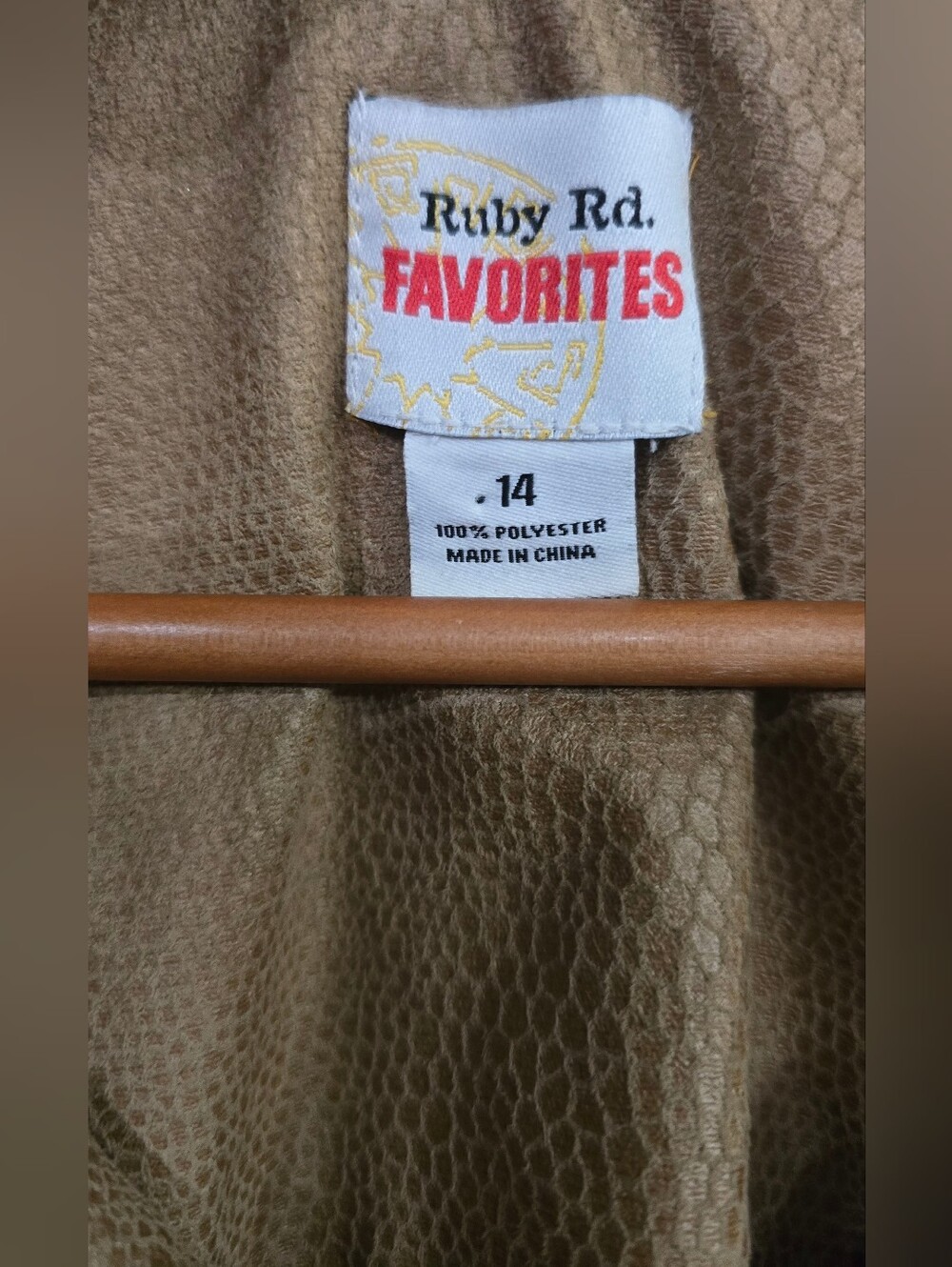 Ruby Rd. Women's Tan Zip-Front Lightweight Jacket Large - Picture 2 of 8